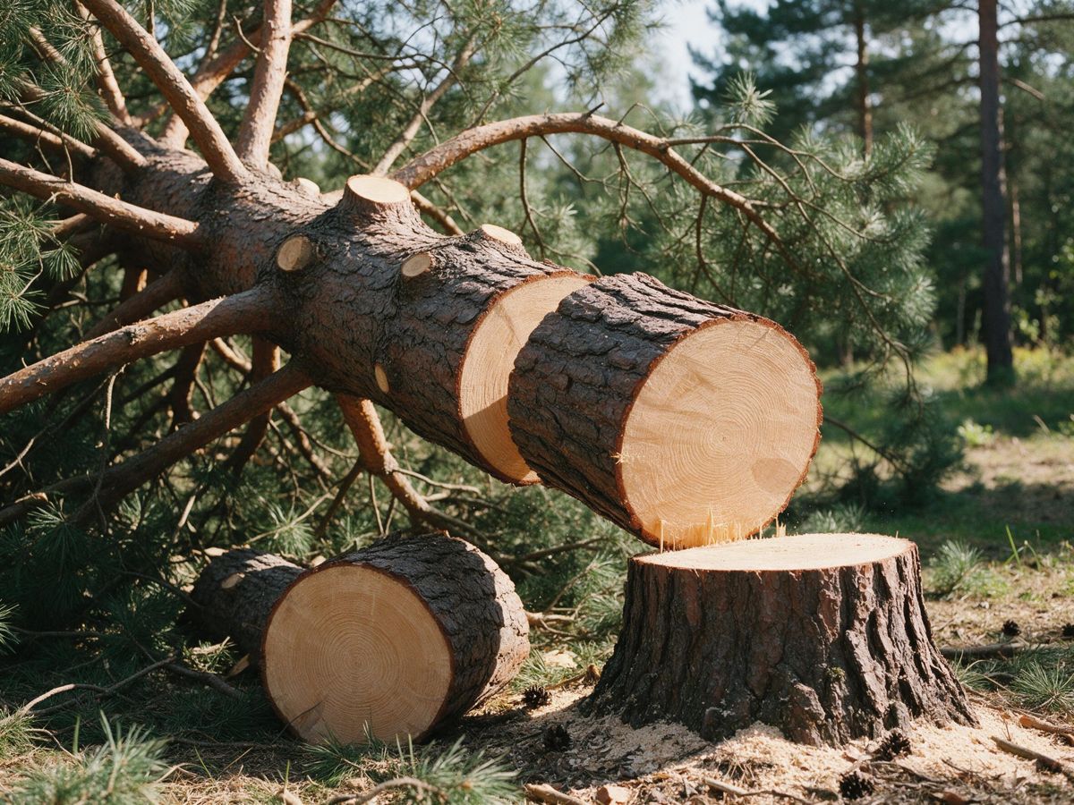tree removal project in Blanchard, LA
