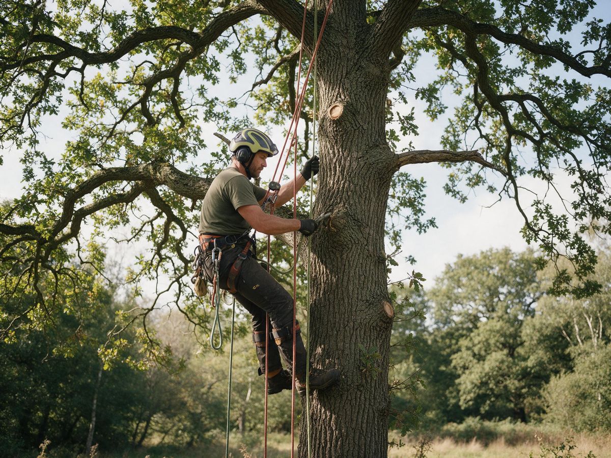 tree removal project in Querbes Park, Shreveport